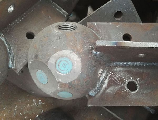 临汾螺栓球球塞，网架配件